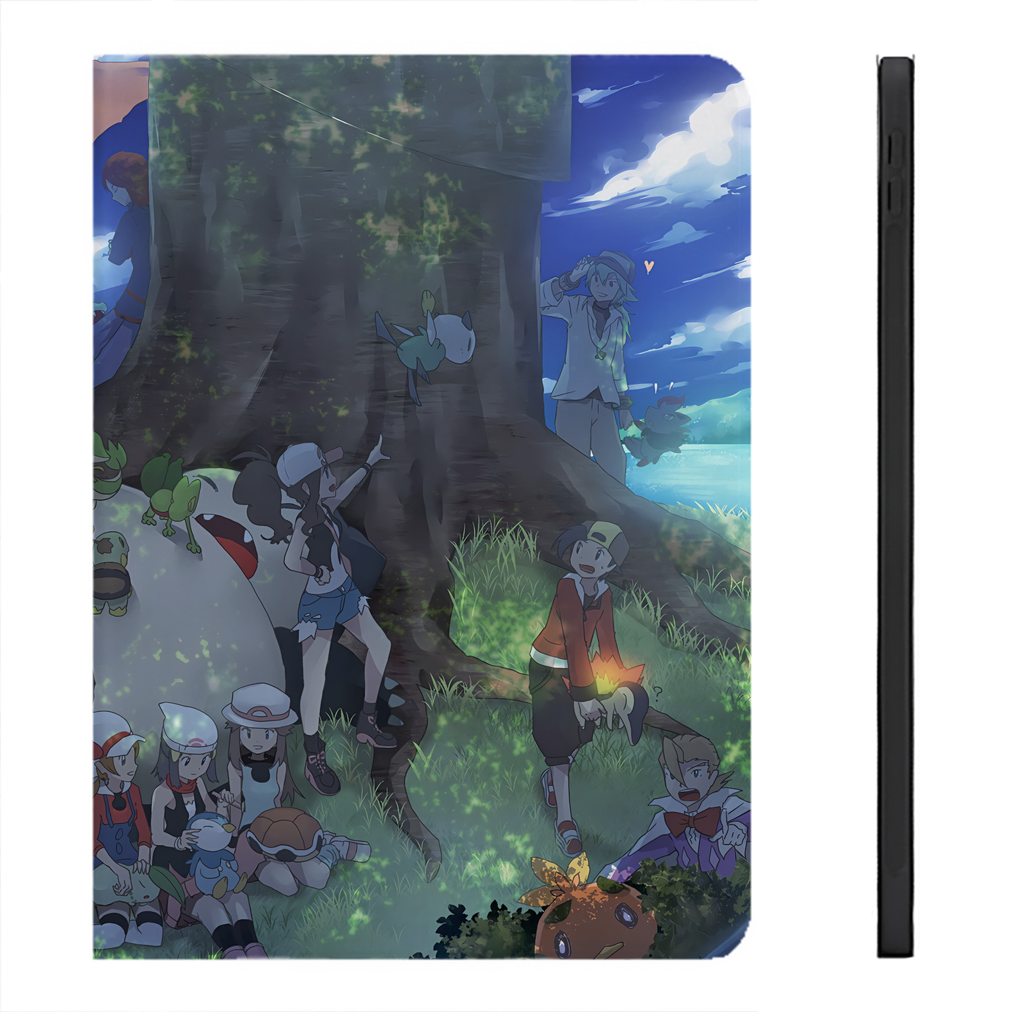 （画像用） ポケットモンスター Pokémon IPadケース ペンホルダー付き ブックスタイルデザイン